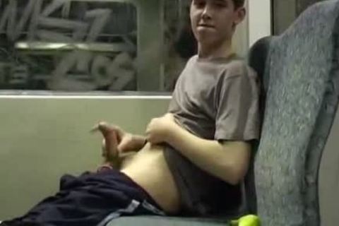 my boyfriend filmed me on the educate when I jerked