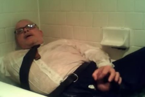 Pants Shirt And Tie And Shoes And Socks In Tub With cum