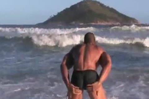 Monster jock And Muscles Flex
