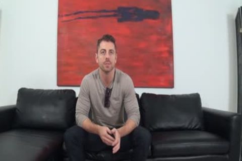 Straight lad On The Casting daybed Sucks Some ramrod