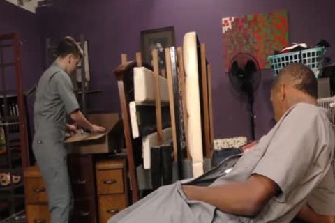 hairless White Emo fellow gets Nailed By A Hung black guy