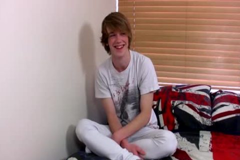 attractive blonde twink Kai Alexander Whips It Out And About