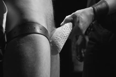 Muscle knob Fetish With sperm flow