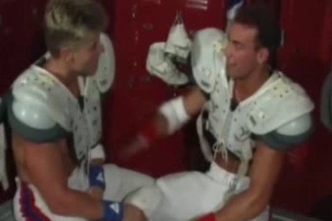 Steve pounding In The Lockerroom