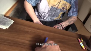 A tattoo artist with super lovely and sensitive butthole