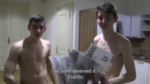Slovakian lad with giant  penis got pounded
