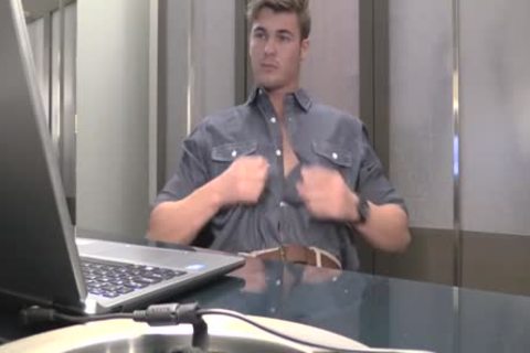 fascinating Lad jerk off (sex cream Flow)