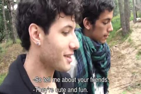 nasty Latino lad acquires His arsehole Creampied By A Hung stud