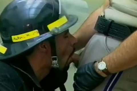 slutty Fireman And Police Officer plow On The bed