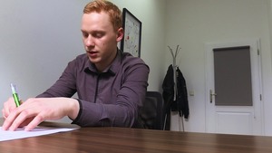Redheaded dude with a bubble anal gets nailed in POV