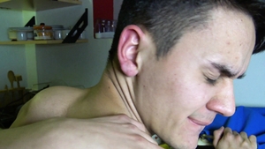 Latin Leche: Hawt nurse hard in shower