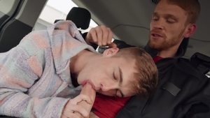 Str8 Chaser: Brown hair Calhoun Sawyer twink cumshot sex tape