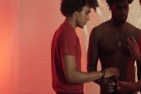 Devin Trez And two Latin teens