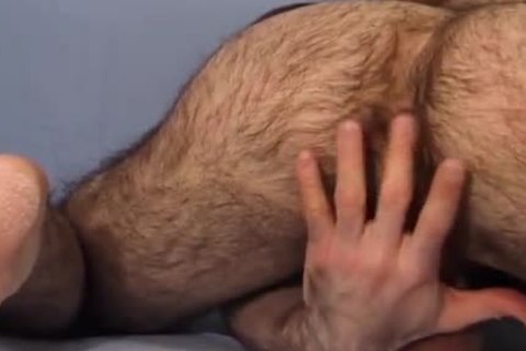 Very hairy guy Brad Jerks And Cums