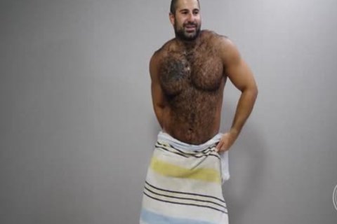 handsome Russian Bear Playing