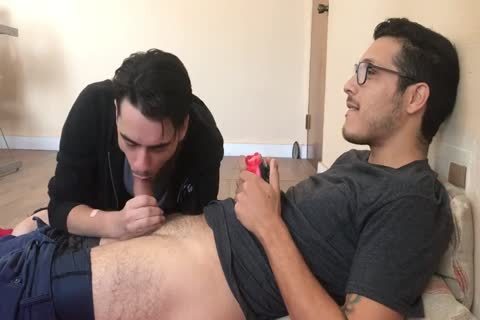 Birthday twink Plays Clip Games And Tops Him Whilst Makin