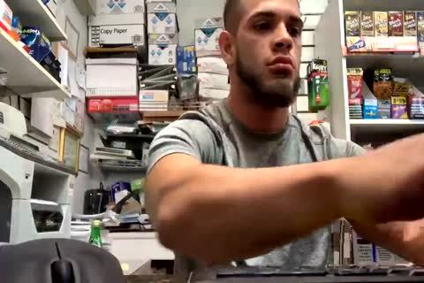 stunning lad Cums At Work (gasstation)