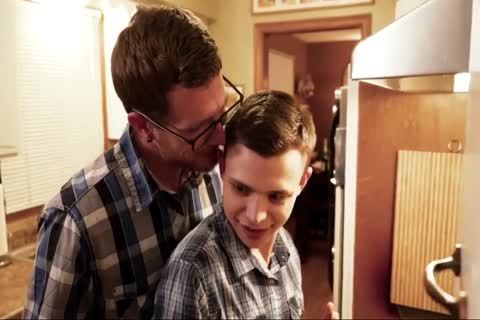 teen receives Spit-roasted bare By Step-daddy And Uncle