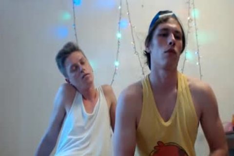 Blond lad Sucks Her dick In web camera