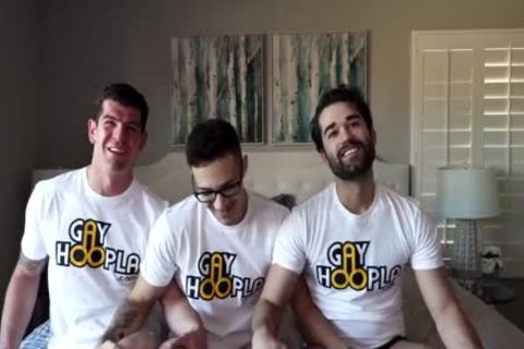 monstrous dick Actor Jayden Has A charming Morning threesome