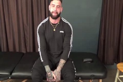 hairy Muscle Tattoo acquire Hand Job