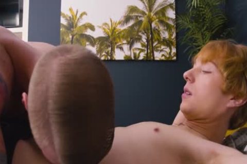 Redhead twink bare Flip bang With Kyle Brant