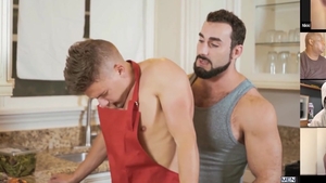 GodsOfMen: Huge black cock Christopher Hamblin tongue kissing