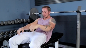Next Door Male - Caucasian Chris jerking big dick