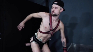 Club Inferno Dungeon - Hairy Alex Killian touches big cock
