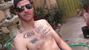 PitsAndPubes: Solo Joshua Martinez extreme sniffing outdoors