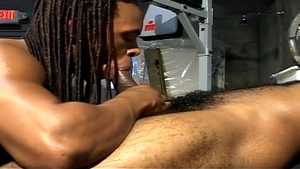 EdwardJames: Muscled finds pleasure in rough fucking