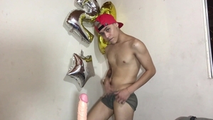 BarebackLatinoz: Solo skinny teasing in underwear