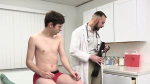 DoctorTapes - Dr. Johnny Deposits Sticky Protein To Dakota's mouth And Rectum For Hormone Treatment