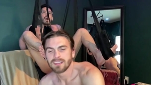 ?Two Bi Bros Chillin' On A cam, So lewd To The Point That They Flip fuck? Part Two