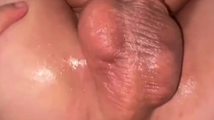 Bubble butt receives rough sex