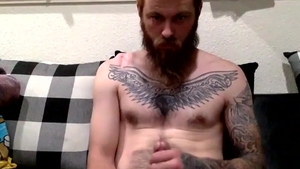 str8 Bearded And Tatted Biker