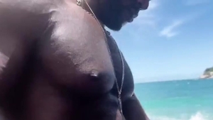 Interracial fucking On The Beach