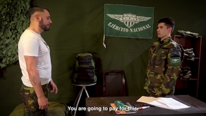MilitaryDick: Bareback with the Beardy Sarge