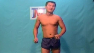 CHINESE MUSCLE chap dirty underwear SHOW 03