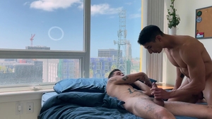 Next Door Homemade: Caucasian Cuties Share a Big Cock