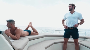 Men: Salt-kissed Raw Pounding on Open Sea