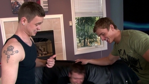 Marcus Mojo: Triad of Twinks Take Turns