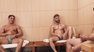 Sean Cody: Foursome Frenzy in the Hot Sauna