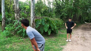 Anonimo: Bukkake in the Woods with Twunk and Twink